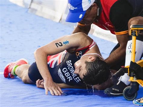 Brownlee beat switzerland's adrien briffod by four seconds and revealed. Was beautiful moment even legal?