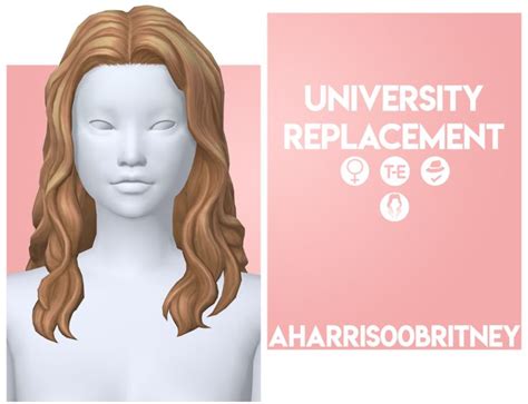 Sims 4 Cc Hair Aharris00britney These Hairs Are Now A - vrogue.co