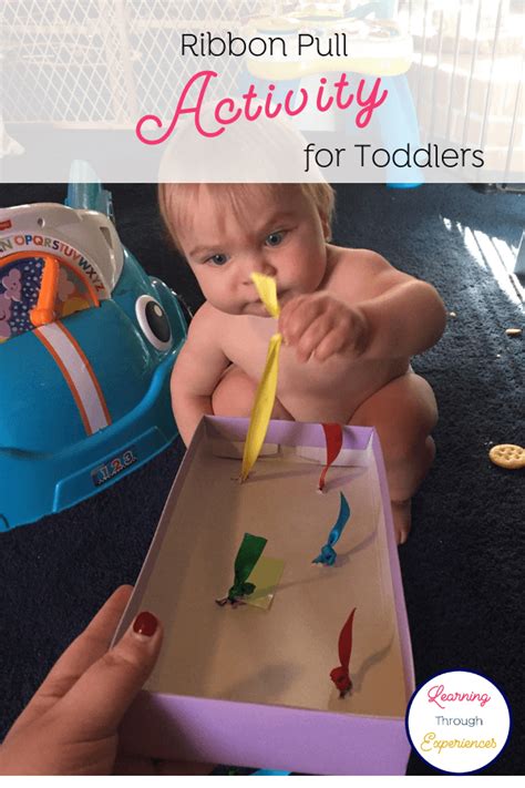 The complete illustrated guide to help with your. Ribbon Pull | Toddler fine motor activities, Toddler ...