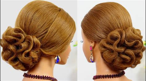 For the high school prom girls always try to outdo one another in uniqueness of outfits and hairstyles. Wedding prom updo. Bridal hairstyle for long hair tutorial ...