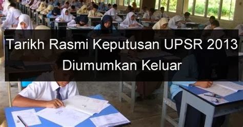 Untuk makluman anda, buat pelajar upsr tahun 2019 yang telah menduduki peperiksaan pada tarikh 18 september 2018 yang lalu. Semakan Keputusan UPSR 2013 - Online dan SMS