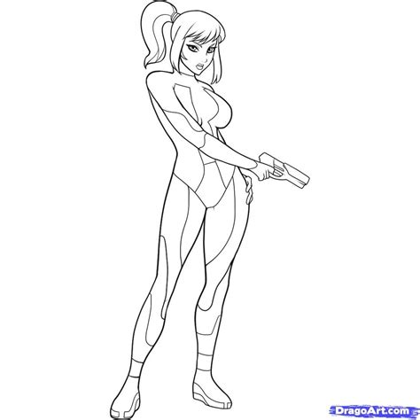 Best coloring pages printable, please share page link. Zero Suit Samus Coloring Pages - High Quality Coloring ...