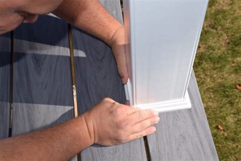 It can be tempting to place them further apart when you are spacing the posts, but remember that 4' is the distance that will allow for the proper tension of cable. Deckorators CXT Classic Railing Installation Guide ...
