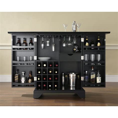 Shop for bar cabinet at bed bath and beyond canada. Three Posts Hedon Bar Cabinet with Wine Storage & Reviews ...