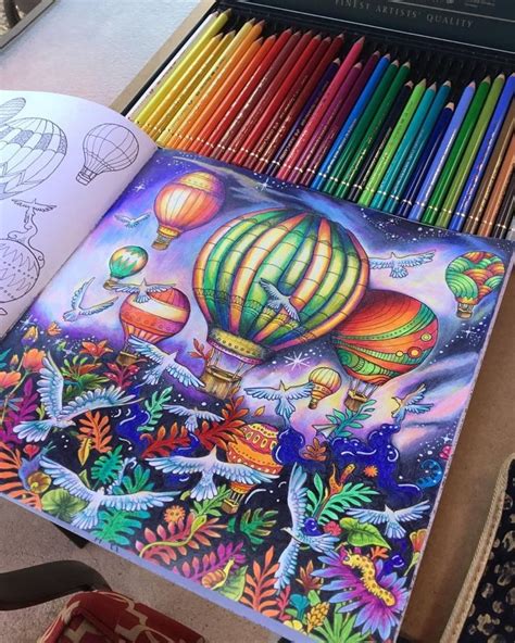 Every page comes alive with colorful images added. Pin on Adult Colorists of Pinterest :: Adult Coloring ...