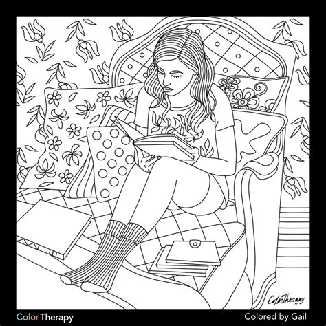 Color therapy is #1 social coloring app for relaxation and mindfulness with millions of addicted coloring artists! I colored this myself using Color Therapy App. It was so ...