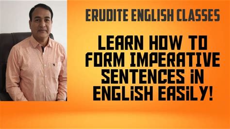 When you define the word imperative, you should note that it can be an adjective and a noun. Imperative sentences. How to form Imperative sentences in English easily? - YouTube