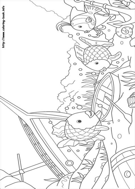 The rainbow fish is a children's book drawn and written by marcus pfister, swiss author and illustrator. Get This Rainbow Fish Coloring Pages for Preschoolers 34152