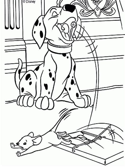 All materials are intended only for personal use. 101 Dalmatians Coloring Pages