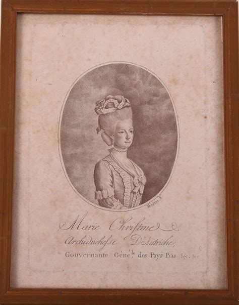 De oostenrijkse nederlanden deel 2. Portret van aartshertogin Maria Christina, landvoogdes van ...