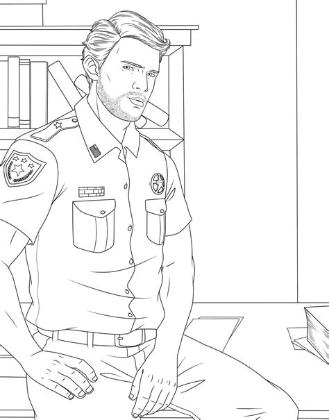 It's what moms have known for generations, coloring is fun! Men in Uniform Adult Coloring Book | Book by M. G. Anthony ...