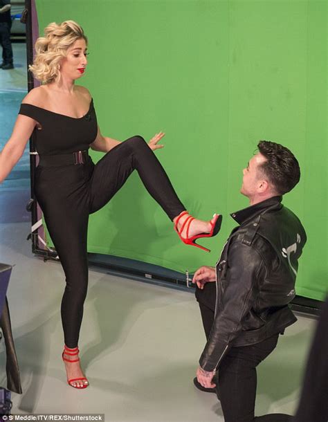 The itch of the golden nit. Stacey Solomon in 'toe-curlingly cringe' Grease tribute ...