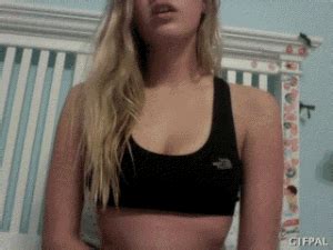 If you don't know how to finger yourself and get yourself off, your partner will not know either. Sexy naked teen girl taking bra off gif - Top rated porno ...