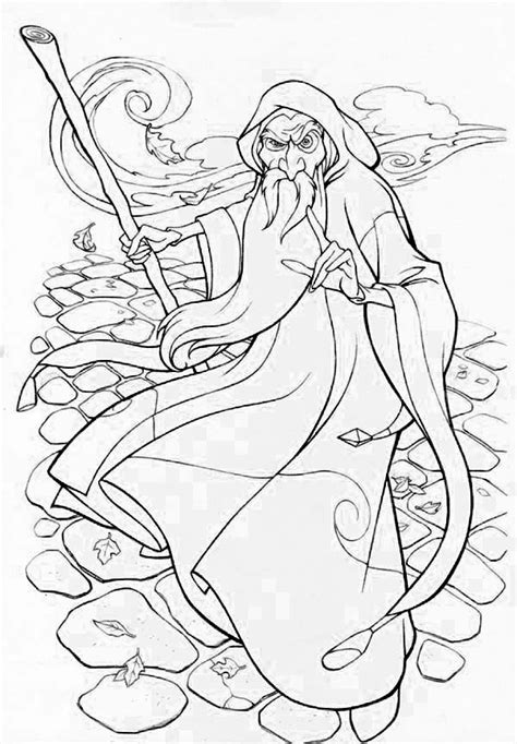 Get ready for a boatload of fun with this free, interactive coloring page for kids featuring nemo and marlin from finding nemo. Awesome Style Of Merlin The Wizard Coloring Pages : Bulk ...