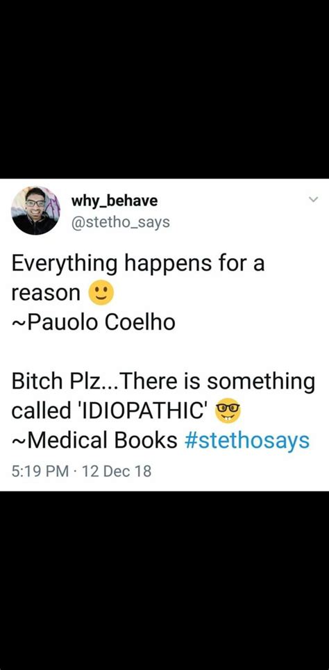 Everything happens for a reason lyrics. Pin by Bhavika Pahwa on medical humour | Medical humor ...