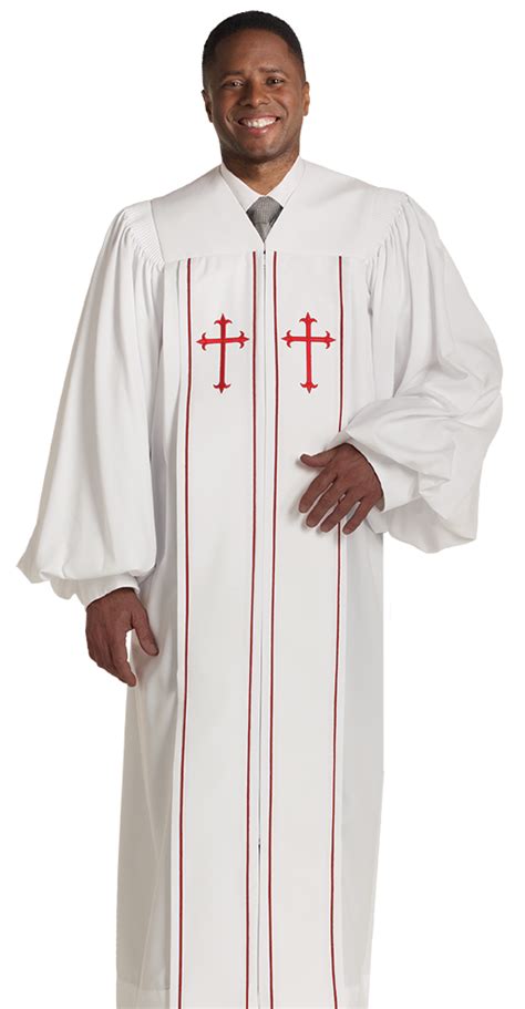 Divinity clergy wear offers the best white & black preaching robes for males. White Clergy Robes for Sale | Men's White Pulpit Robes ...