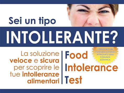 Test intolleranze