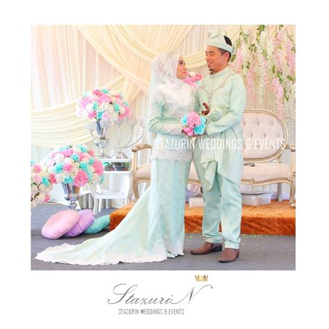 Warna pastel memang keren untuk segala suasana. Attire Eksklusif Busana Persandingan Songket Warna Pastel ...