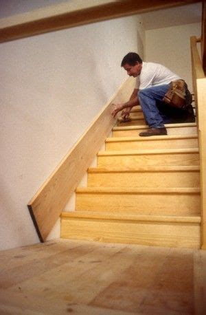 How to redo deck boards without removing railings. How-To - scribe a stair skirt board. Lesson derived from ...