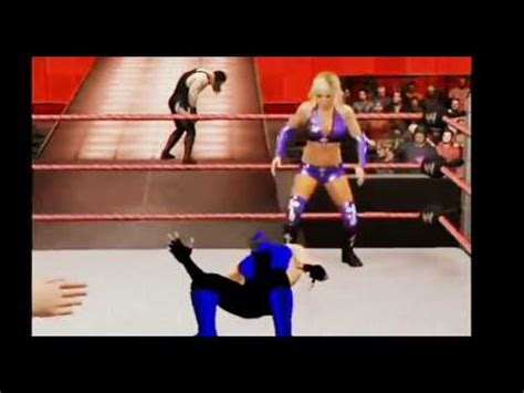 Girls gets their mouth full. WWE '12 - Michelle McCool vs Sub Zero (Girl fights Guy ...