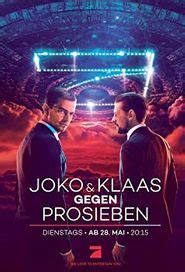 Aktion »nicht selbstverständlich« joko und klaas weisen in sendung auf pflegenotstand hin. Download Joko und Klaas gegen ProSieben | Serienjunkies » Mehr als 4500 Serien für dich ...