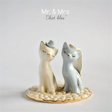 Wedding desserts to try in lieu of cake. Cat cake topper wedding cat cake topper by ...