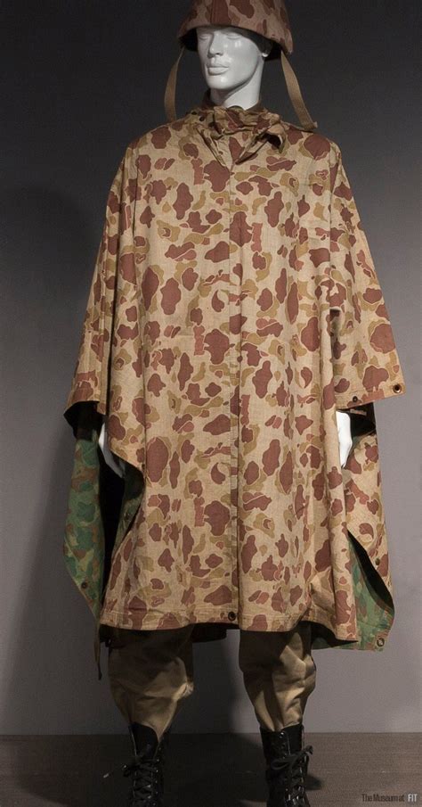Jonathan etterling, machine gun team leader. Men's U.S. Marine Corps poncho + helmet, circa 1948. From ...
