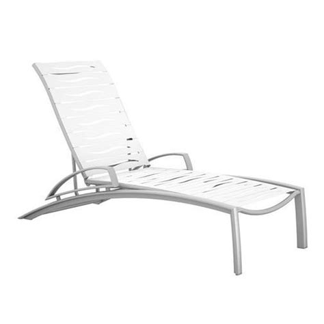Vinyl strap colors can be customized based on the needs of your space. Tropitone South Beach EZ Span Vinyl Strap Elite Arm Chaise ...