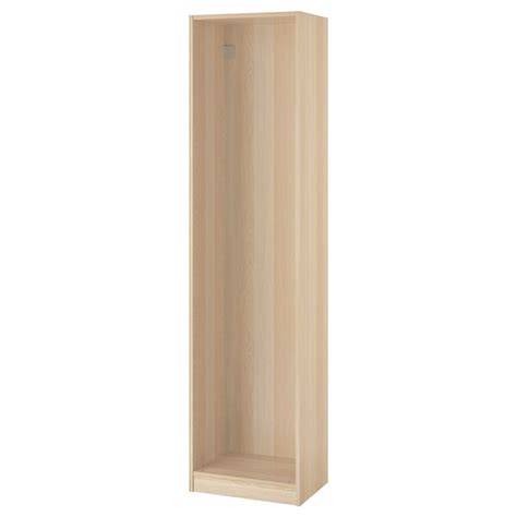 Discover 15 things you need to know before buying and assembling an ikea wardrobe for your bedroom, office, garage or wherever you need to store stuff. PAX Wardrobe frame - white stained oak effect - IKEA
