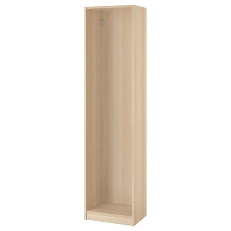 Ikea designs are timeless and extremely functional, we just work to personalise them to your decorative tastes. PAX Wardrobe frame - white stained oak effect - IKEA