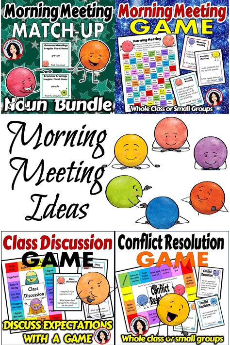 Pdf (2.12 mb) morning meeting activity cards for the entire year! Morning Meeting Games are a fun way to practice and ...