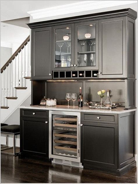 You can find many ideas to make your kitchen so beutifully. Design, Refrigerator Design On Dining Bar Cabinet Design ...