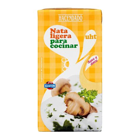 Quiero cocinar los platos que aprendi en españa! Nata Para Cocinar Mercadona 🥇 MEJOR PRECIO