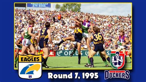 Do not miss west coast eagles vs essendon bombers game. Round 7, 1995 - West Coast Eagles vs Fremantle - YouTube