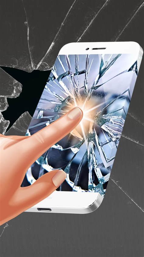 Nun können sie ihre eigenen fotos! Broken screen prank wallpaper für Android - APK herunterladen