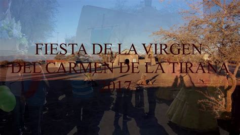 La festividad de la virgen del carmen está programada en las siguientes fechas: Fiesta de la virgen del Carmen de la TIRANA 2017 - YouTube