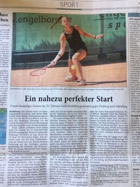 Der odenwaldkreis liegt im bundesland hessen und hat ungefähr 98.000 einwohner. Pressemeldungen | Tennisclub Schwarz-Gelb Heidelberg e.V.