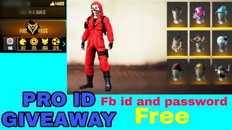 For this he needs to find weapons and vehicles in caches. FREE FIRE PRO ID GIVEAWAY || FREE ID AND PASSWORD || - YouTube