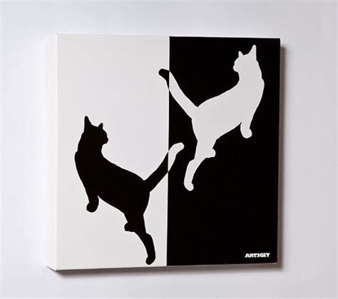 We did not find results for: Black & White cats wall art print on canvas for room by ART2GET, $42.00 | Cat wall art, Wall art ...