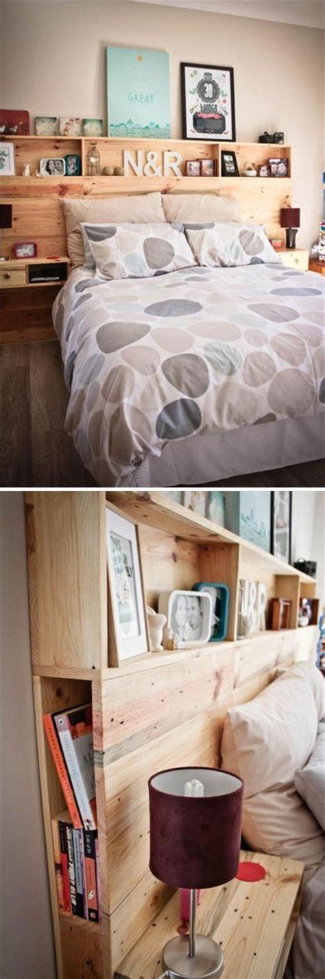 Gemütliches schlafzimmer ankleide zimmer kopfteil bett gepolstert bett kopfteil design doppelbett design sitzbank küche bett massivholz malm bett möbeldesign. Kopfteil Für Bett Aus Europaletten Selber Bauen Diy ...