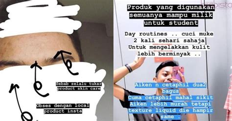 Salah memilih produk skincare atau kosmetik. Dulu Penuh Jerawat Pasir, Lelaki Dedah Tip Kulit Jadi ...