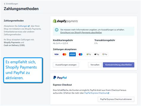 If you sell subscription products, then you need to use shopify payments as your primary payment gateway. Shopify Payments Testbericht: Vorteile, Nachteile, Gebühren