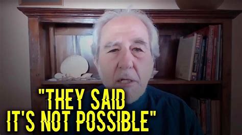 Stem cell biologist, bestselling author of the biology of belie. "THEY SAID IT'S NOT POSSIBLE" with Dr. Bruce Lipton - YouTube