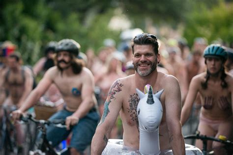 List of most expensive photographs. Photos: Portland bikes bare for 2018 World Naked Bike Ride ...