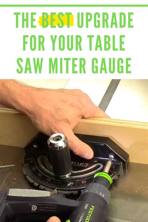 As a result of their increased power and size, they can weigh up to 300 pounds. Best Upgrade For Your Table Saw Miter Gauge - Rockler ...