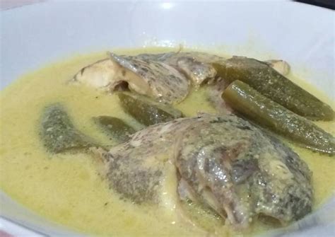 Resep ikan nila masak tauco cabe hijau/cara membuat ikan masak tauco. Tauco Santan Ikan Nila / Resep Ikan Nila Bumbu Kuning ...