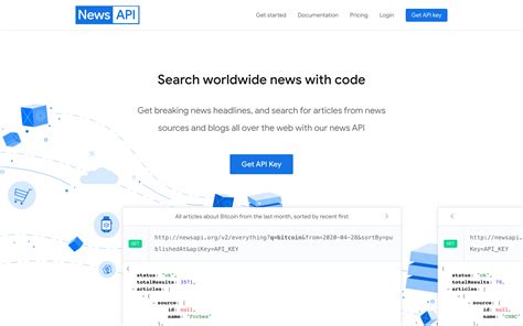 Some of the news media found online have exposed their application programming interfaces (apis) to allow developers to fetch their stories and integrate them into their applications. News API | dashdash