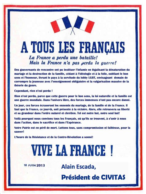 Zgru faisait référence au général de gaulle qui était en angleterre lors de cet appel à la résistance. Le blog de Wendy: l'Appel du 18 juin 1940 et celui de 2013