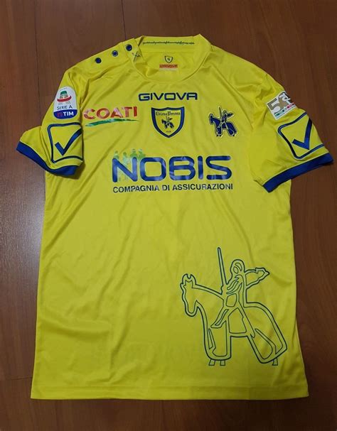 S, m, l nuova confezionata per informazioni contatta. Chievo Home football shirt 2018 - 2019. Sponsored by Nobis