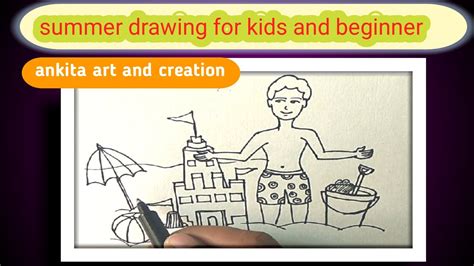 Find & download free graphic resources for summer sale. How to draw a boy,summer season drawing for kids and ...